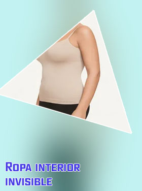 Camiseta interior invisible mujer