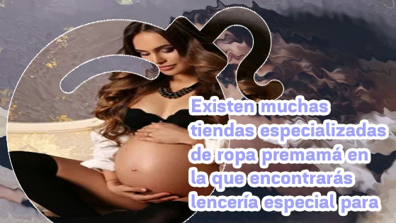 Embarazada en lenceria