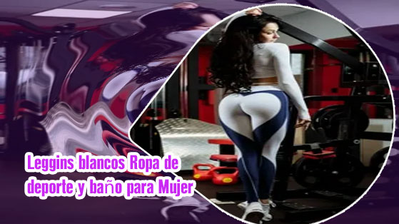 Leggins deportivos blancos