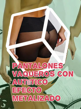 Pantalon metalizado