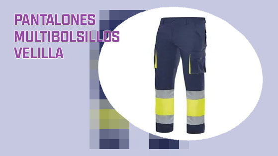 Pantalón velilla multibolsillos