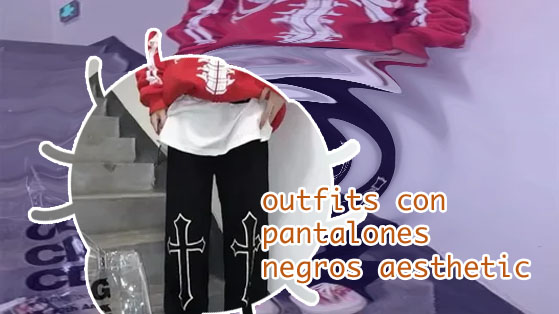 Pantalones aesthetic negros